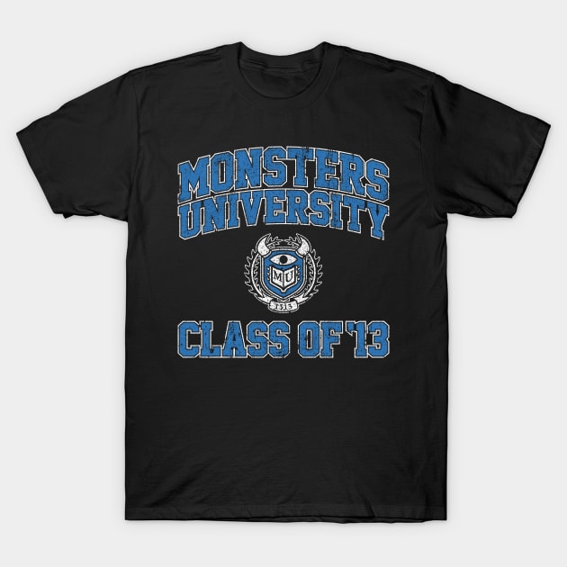 Monsters University Class of 13 T-Shirt by huckblade